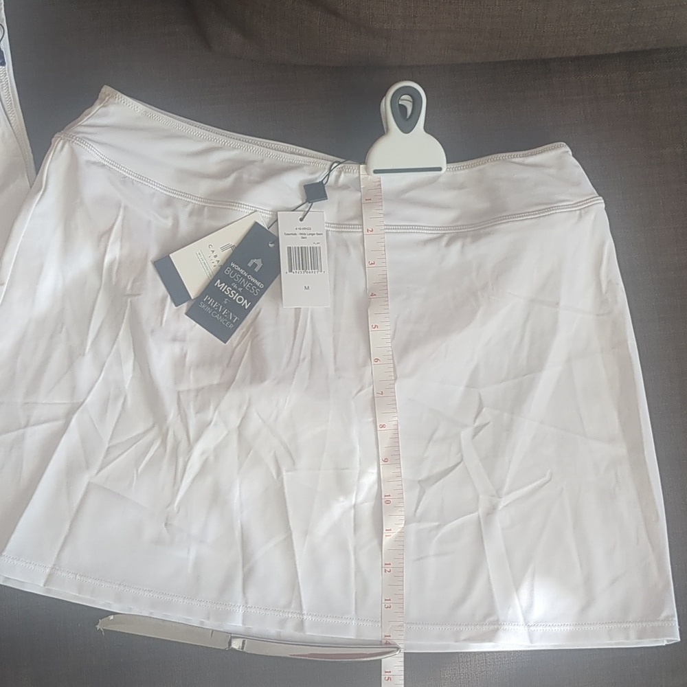 CABANA LIFE White Longer Swim Skirt UPF 50+UV protection - Essential - NEW - Picture 12 of 17